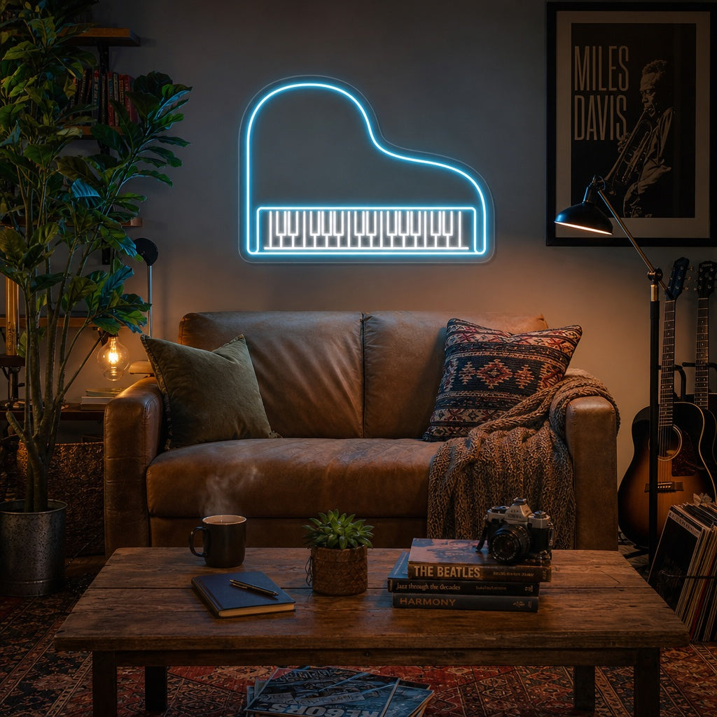 "Pianoforte" Insegna al neon