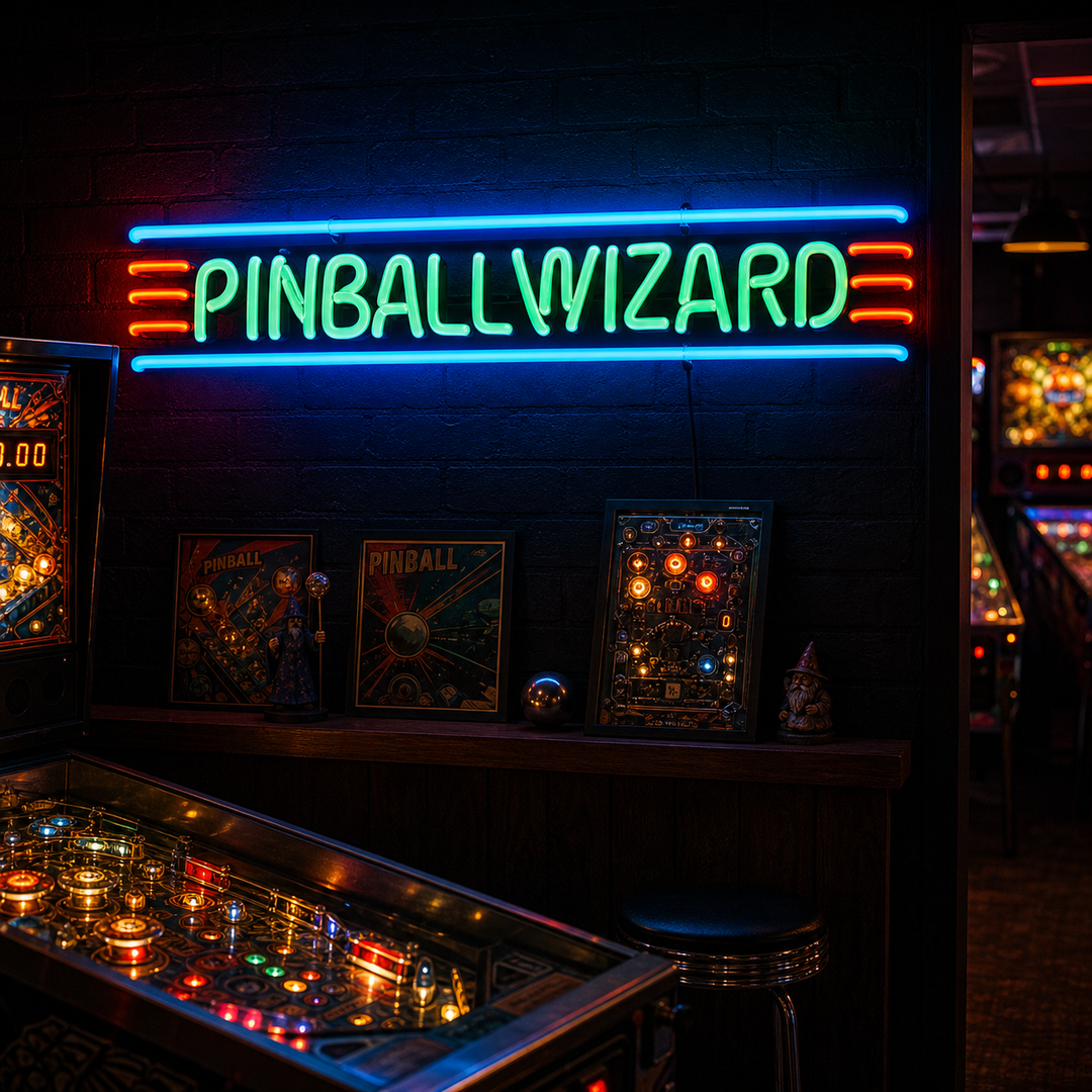 "Pinball Wizard" Insegna al neon