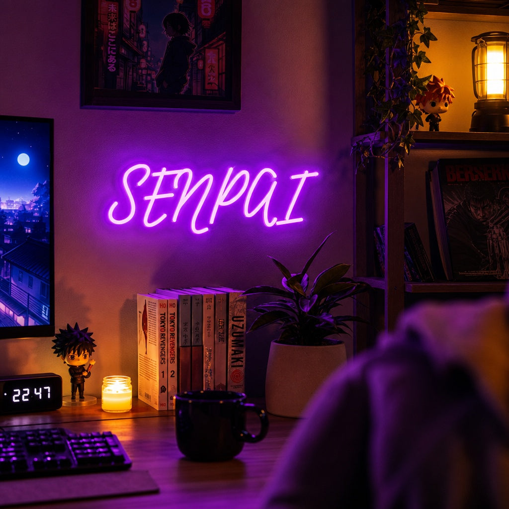 "Senpai" Insegna al neon
