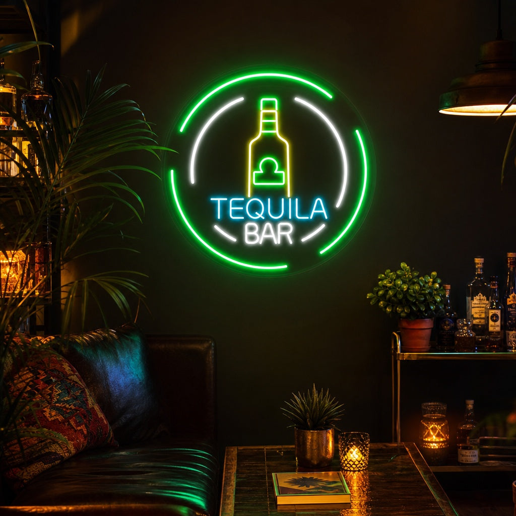 "Tequila Bar" Insegna al neon