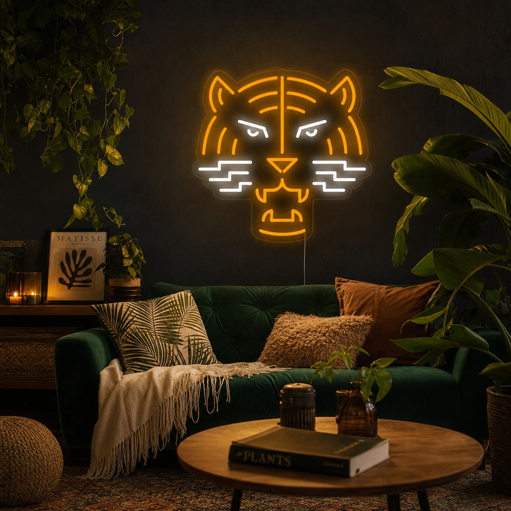 "Testa Di Tigre" Insegna al neon