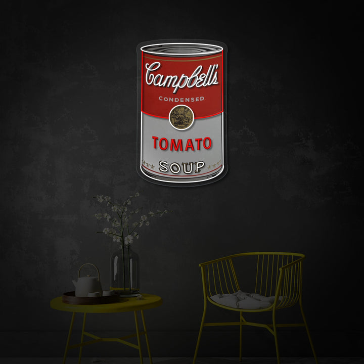 Campbells Soup Insegna al Neon, Campbells Insegna LED