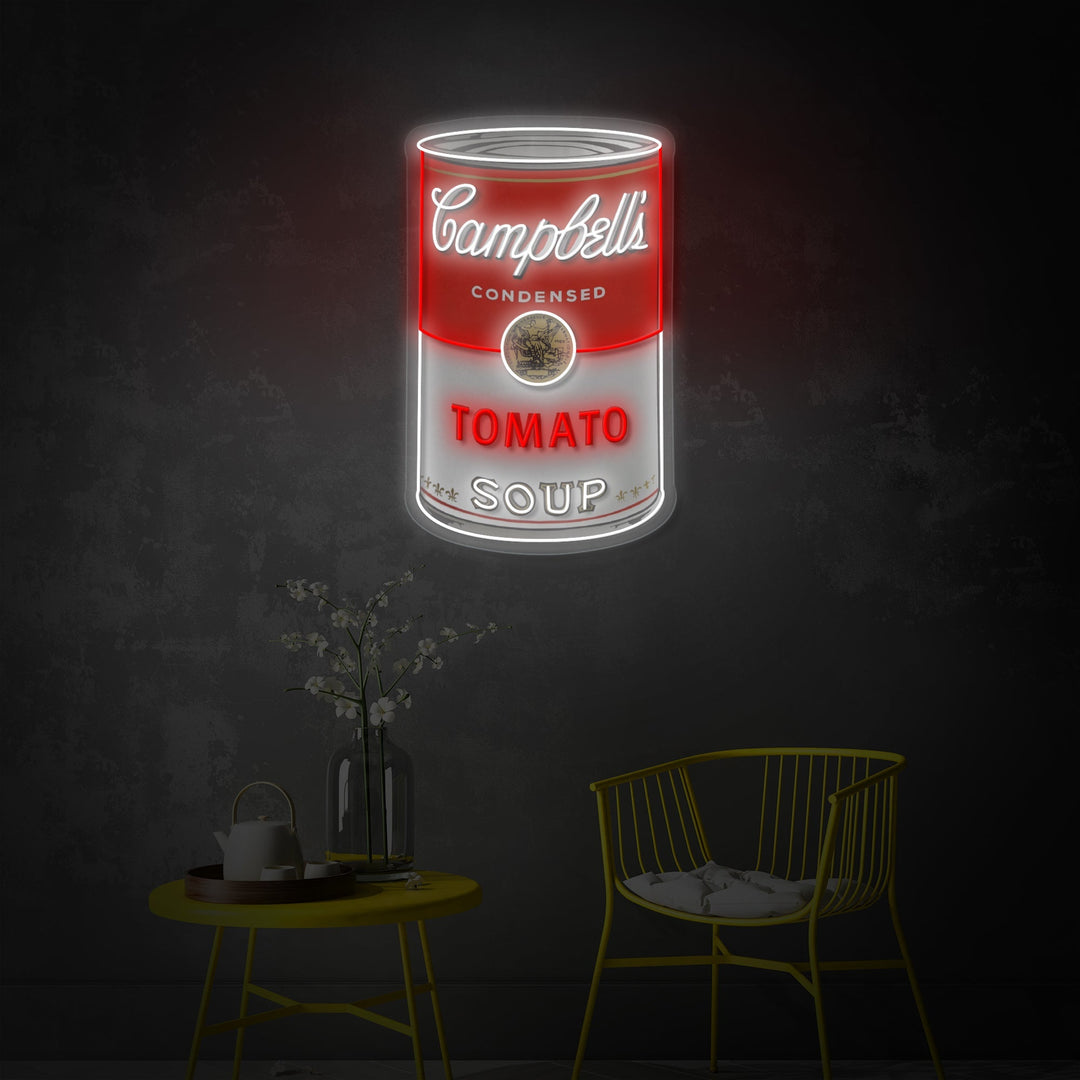 Campbells Soup Insegna al Neon, Campbells Insegna LED