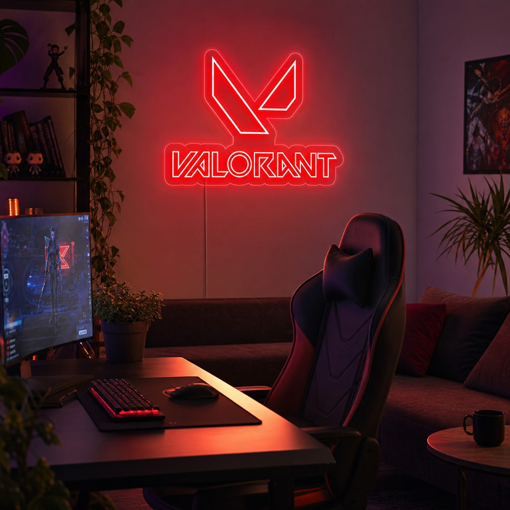 "Valorant, Game Wall Art" Insegna al neon