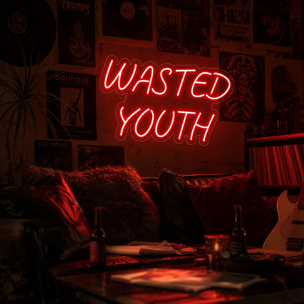 "Wasted Youth" Insegna al neon