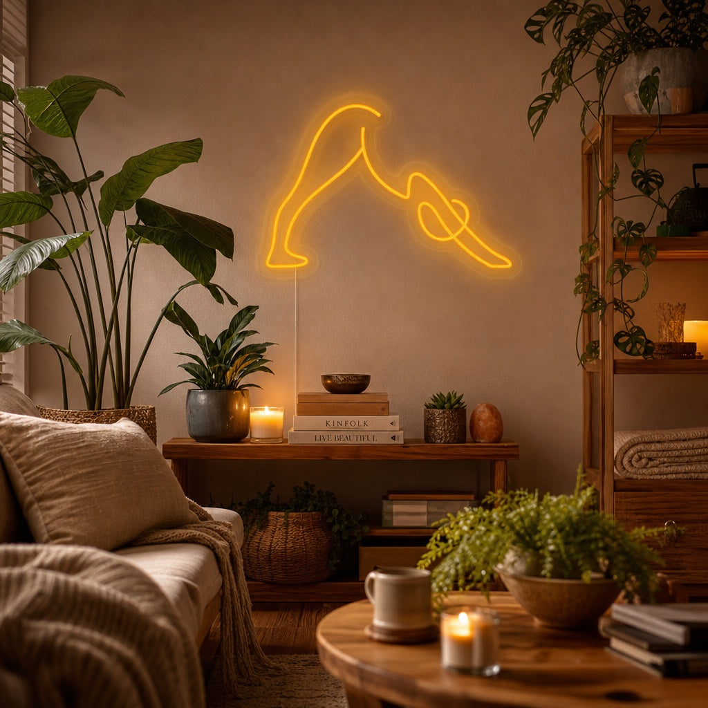 "Posa Yoga" Insegna al neon