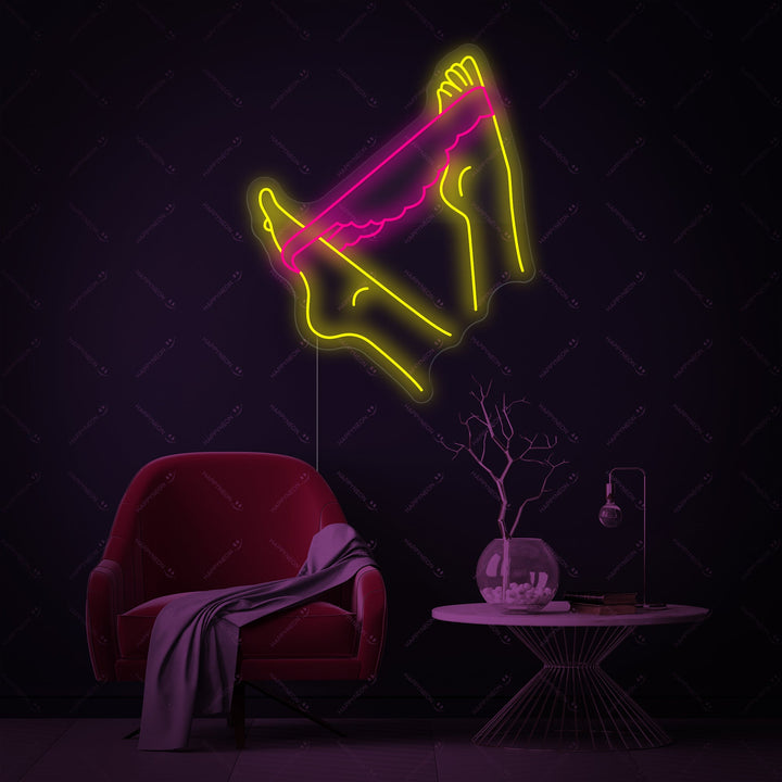 "Corpo femminile estetico" Insegna al neon