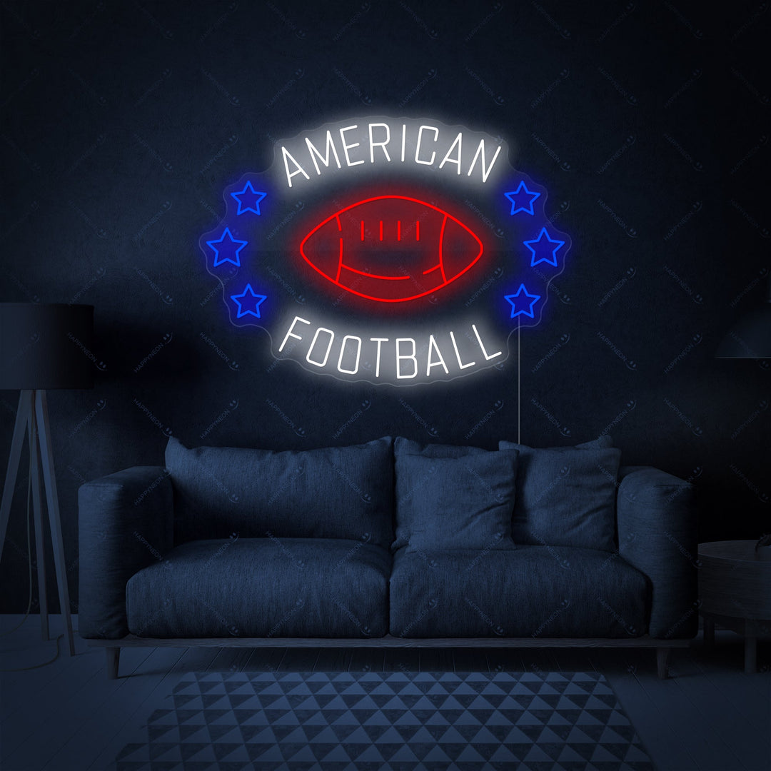 "American Football" Insegna al neon