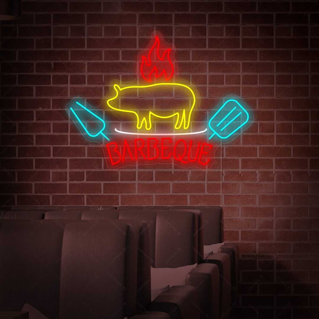 "Barbecue" Insegna al neon