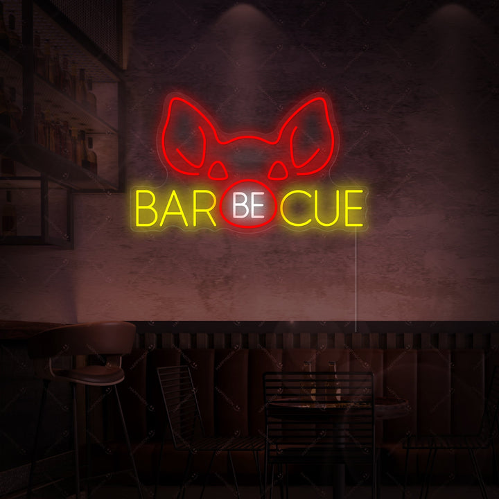 "Barbecue" Insegna al neon