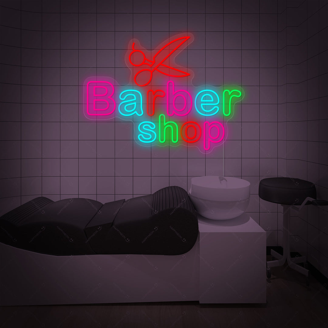 "Barber Shop" Insegna al neon