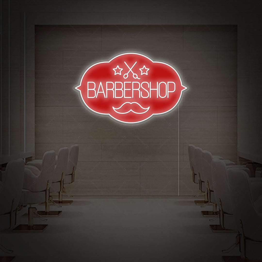 "Barbershop" Insegna al neon