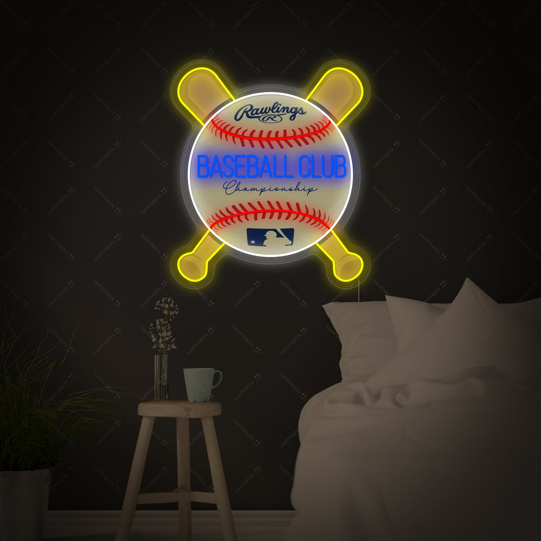 "Baseball Club" Insegna al neon