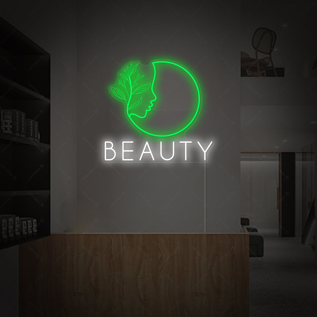 "Logo Spa di bellezza" Insegna al neon