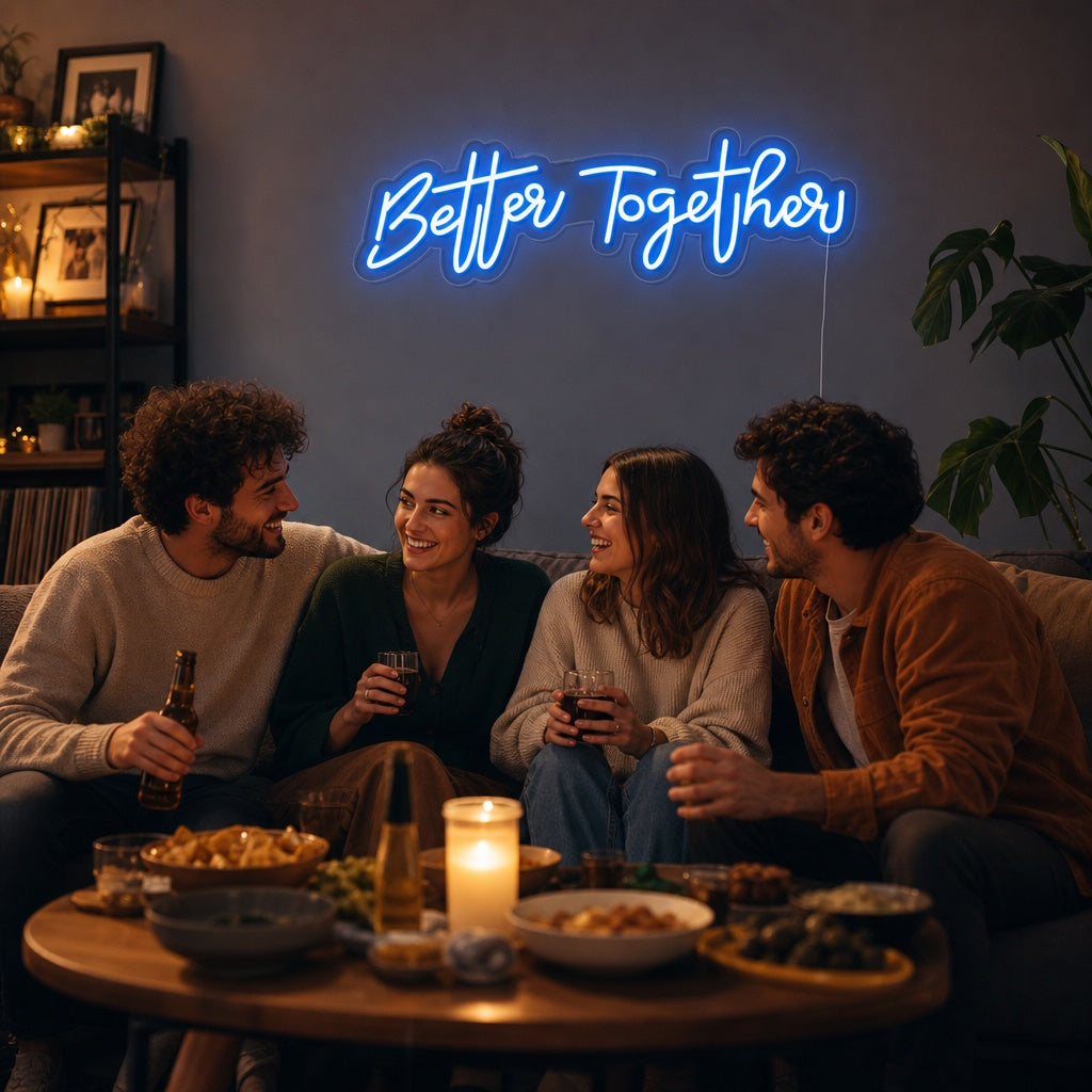 "Better Together" Insegna al neon