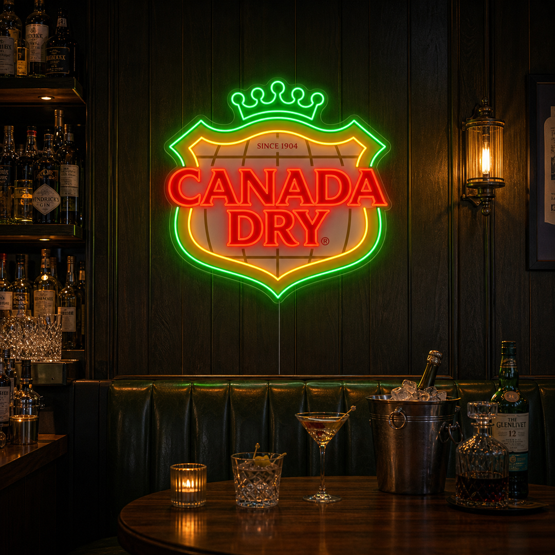"Canada Dry" Insegna al neon