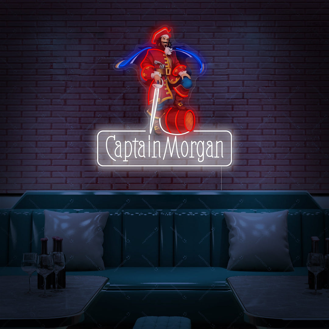 "Captain Morgan" Insegna al neon