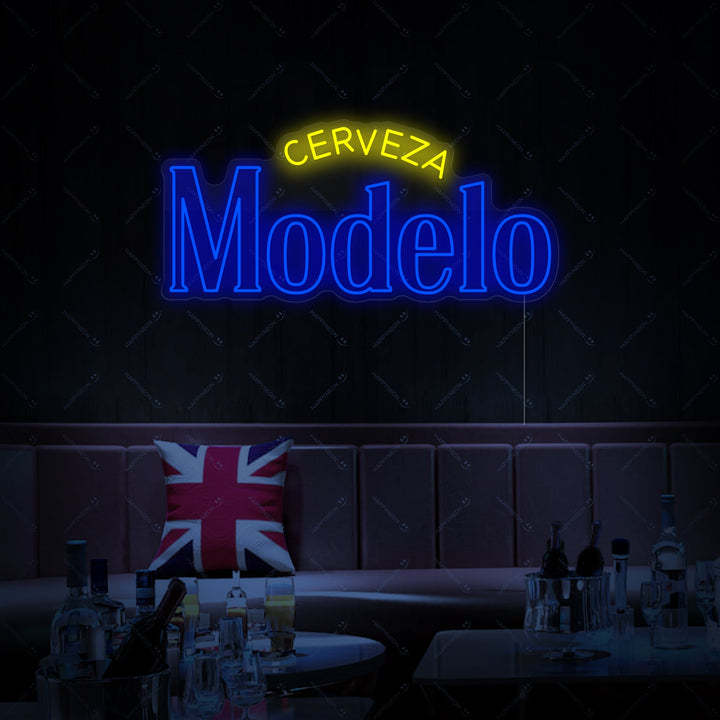 "Cerveza Modelo" Insegna al neon