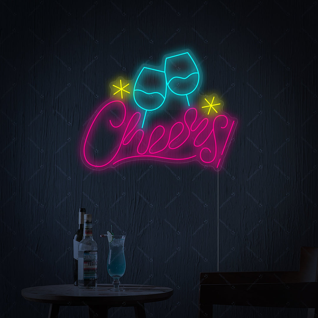 "Cheers" Insegna al neon