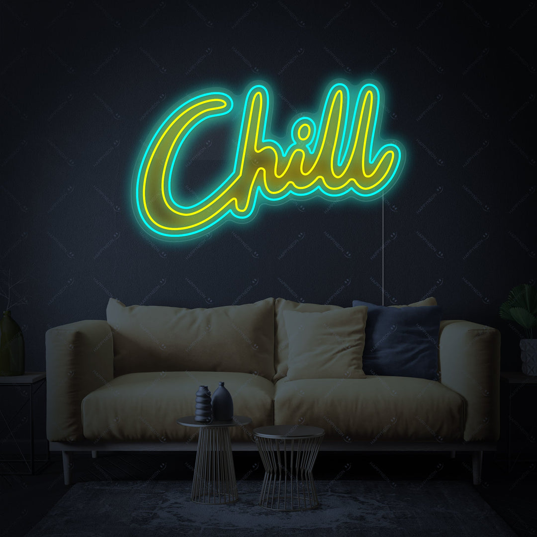 "Chill" Insegna al neon