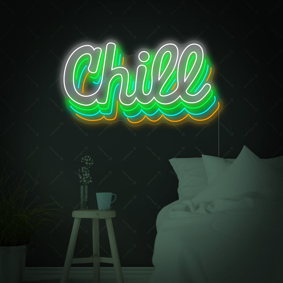 "Chill" Insegna al neon