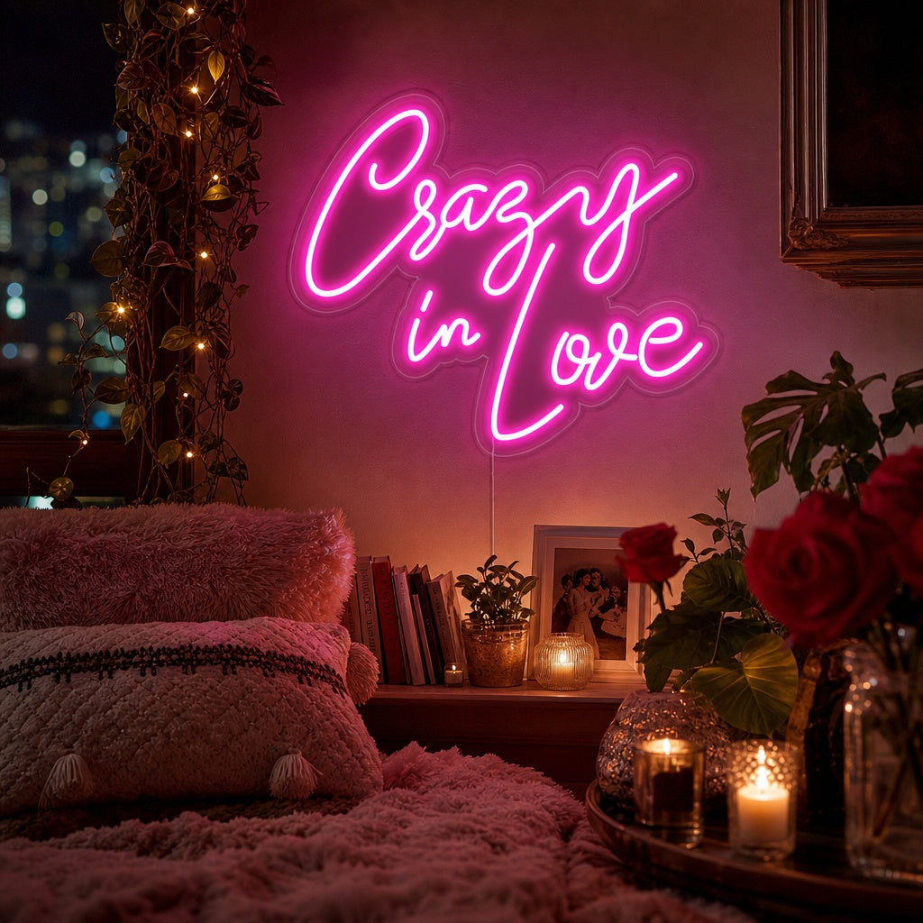 "Crazy In Love Neon" Insegna al neon