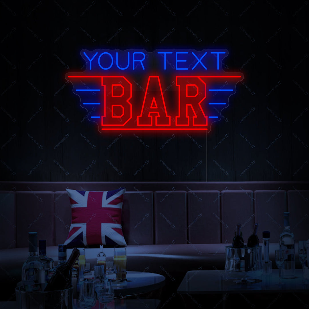 "Custom Bar" Insegna al neon