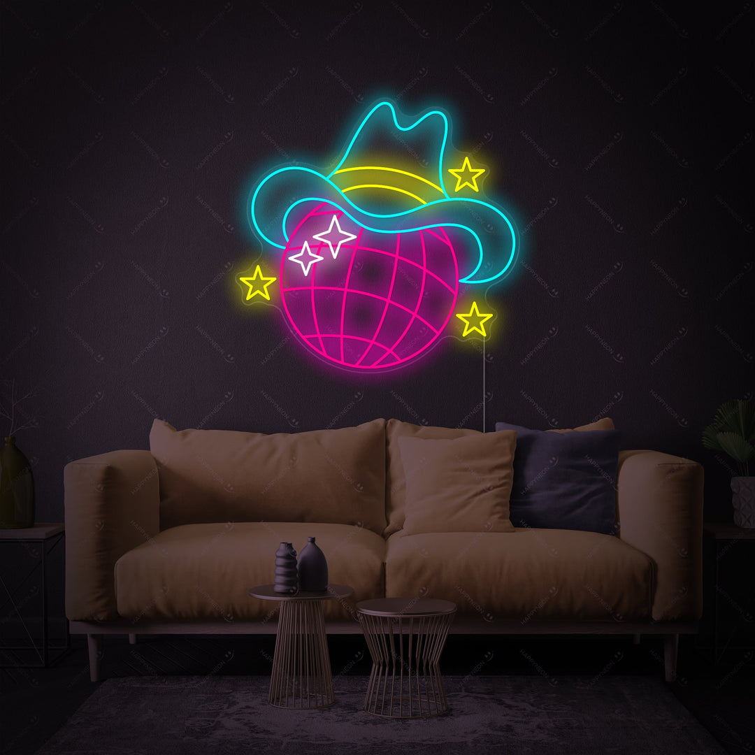 "Disco Ball" Insegna al neon