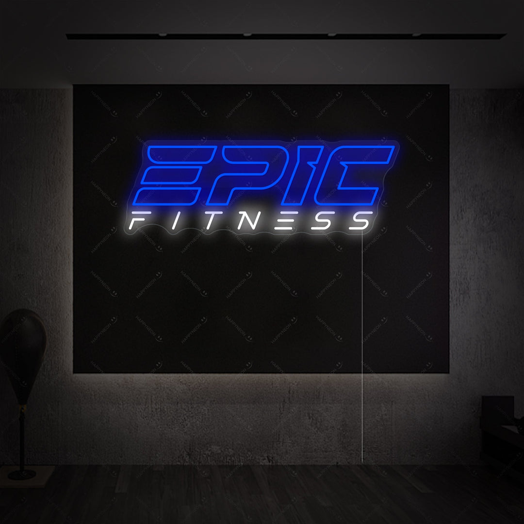 "Epic Fitness" Insegna al neon