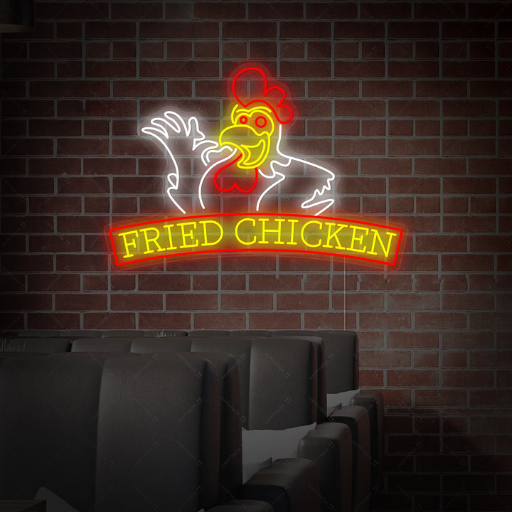 "Fried Chicken" Insegna al neon