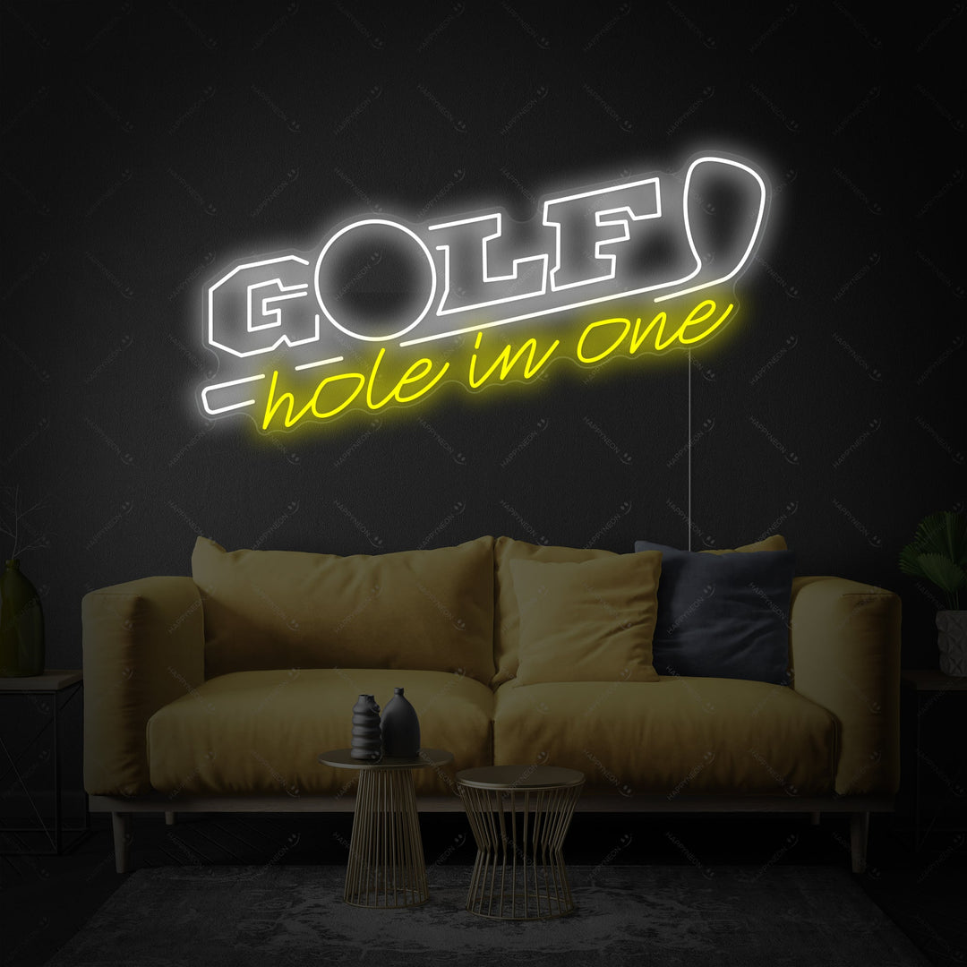 "Golf Hole In One" Insegna al neon