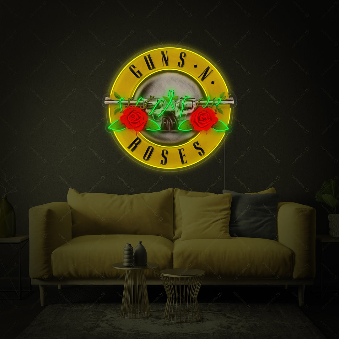 "Guns N Roses" Insegna al neon