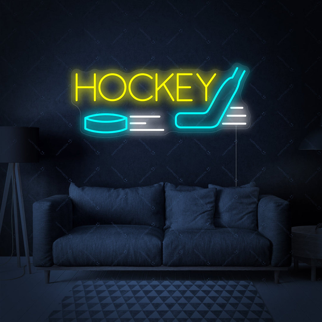 "Hockey" Insegna al neon