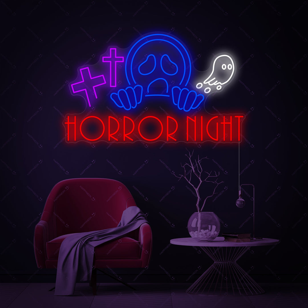 "Horror Night" Insegna al neon