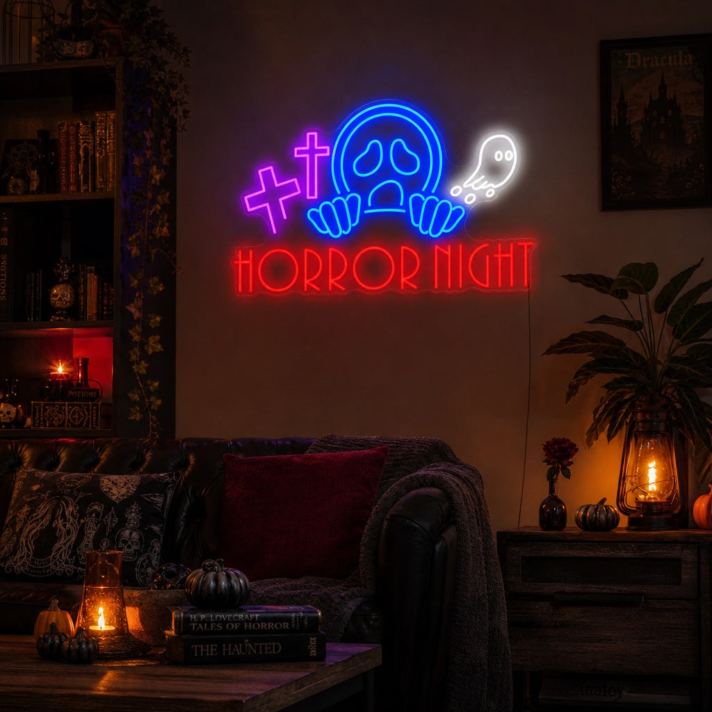 "Horror Night" Insegna al neon