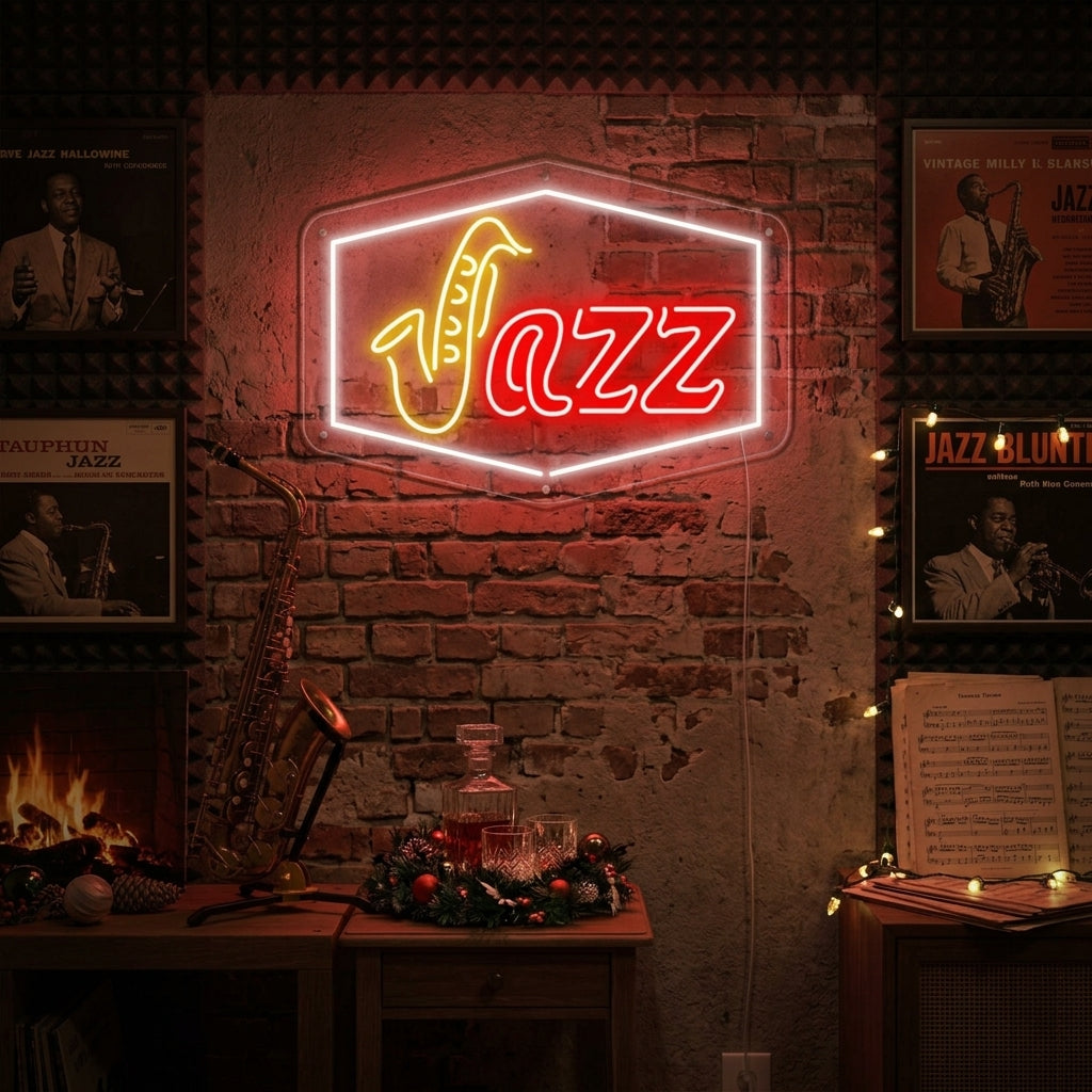 "Jazz" Insegna al neon