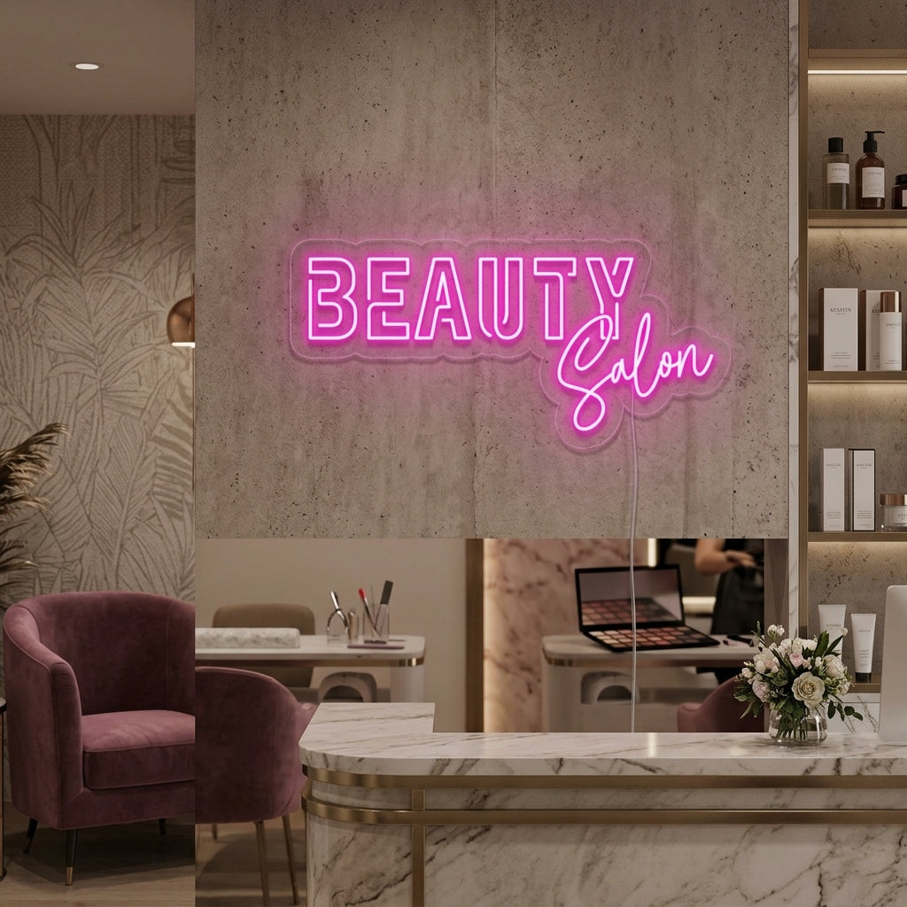 "Beauty Salon" Insegna al neon