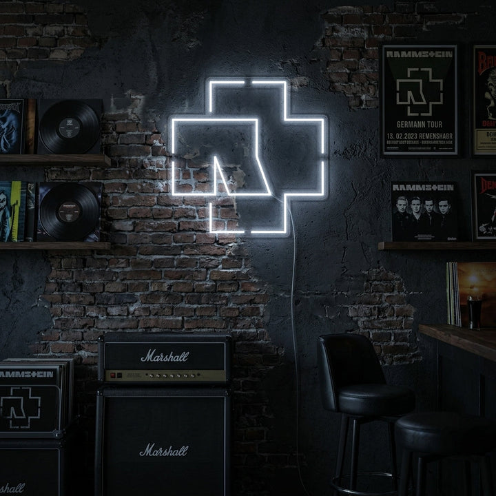 "Rammstein" Insegna al neon