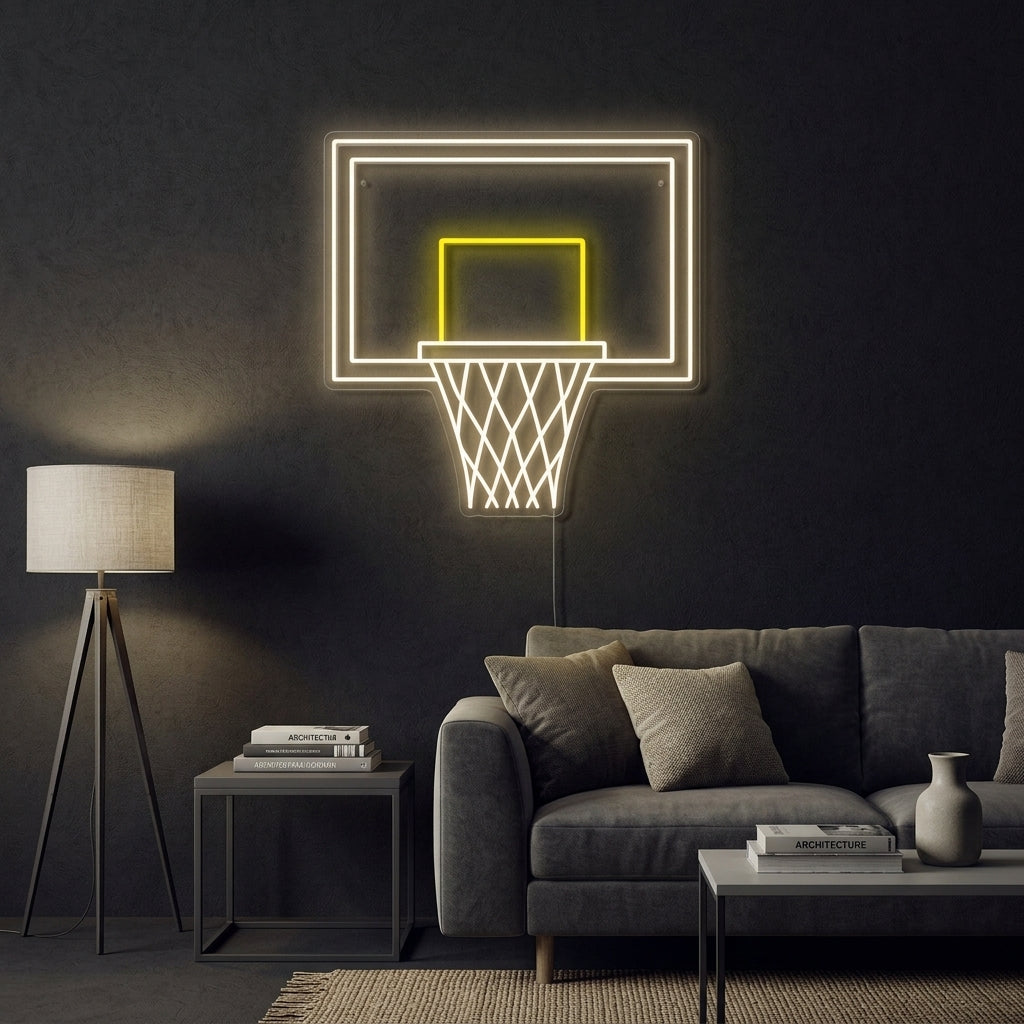 "Canestro da basket" Insegna al neon