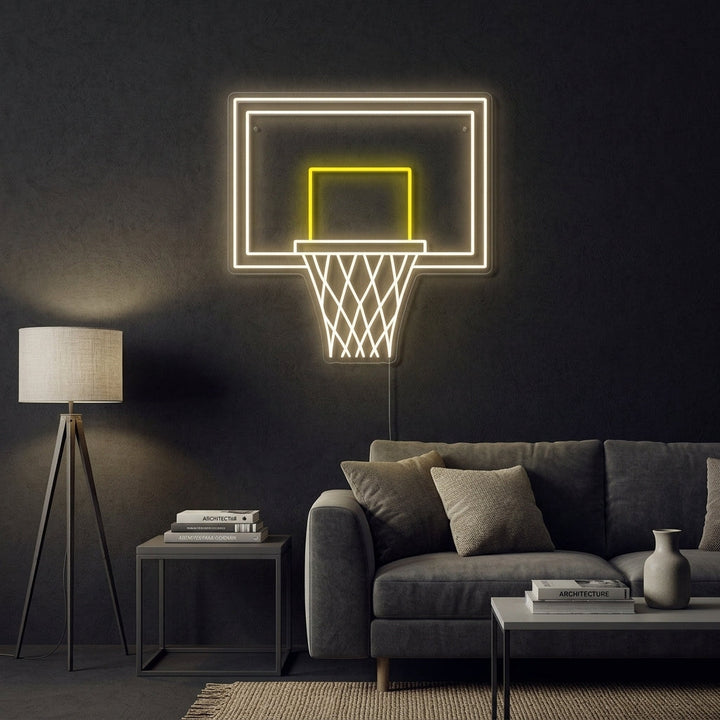 "Canestro da basket" Insegna al neon