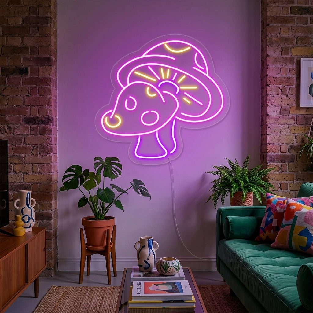 "Fungo" Insegna al neon