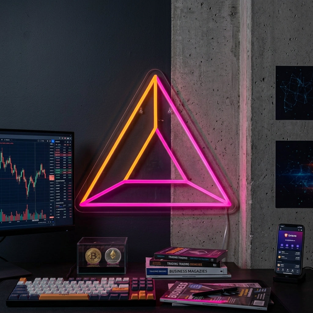 "Moneta Brave" Insegna al neon