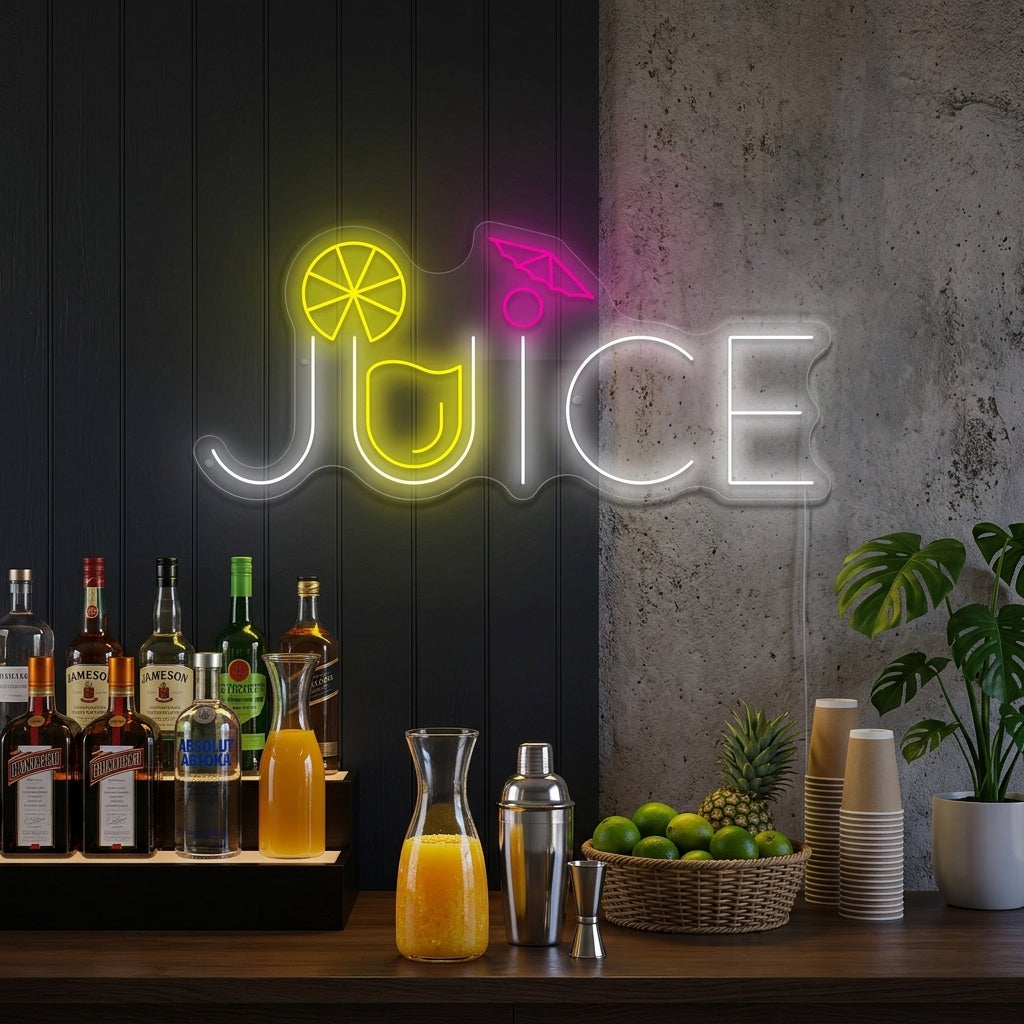 "Juice" Insegna al neon