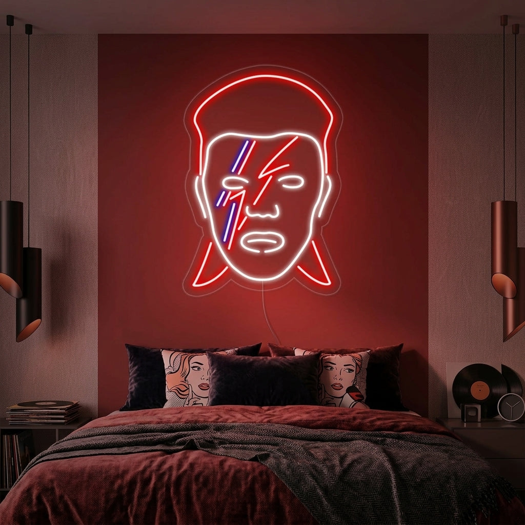 "David Bowie" Insegna al neon
