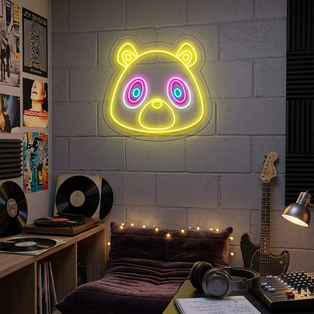 "Graduation Bear" Insegna al neon