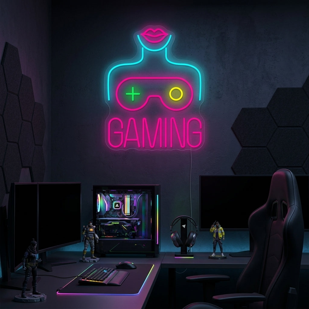"Gaming" Insegna al neon