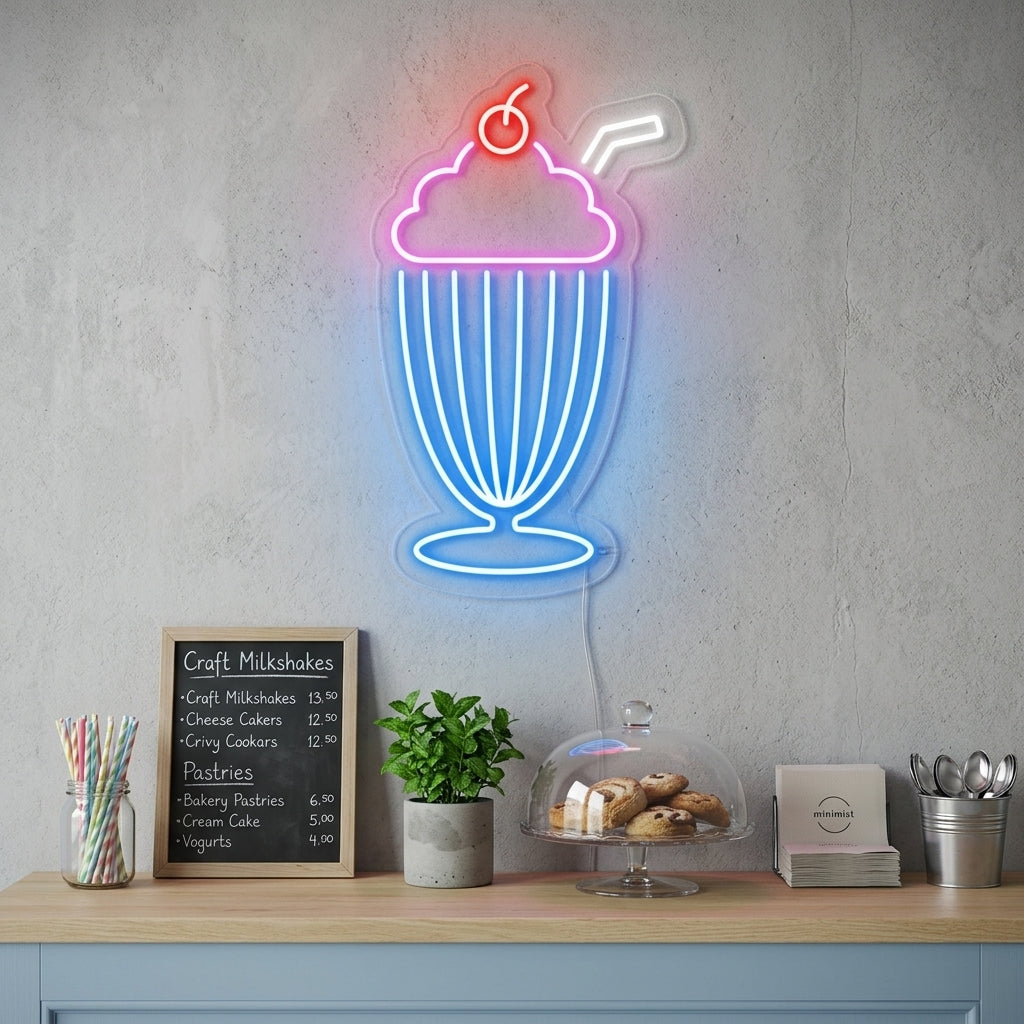 "Frullato" Insegna al neon