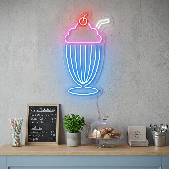 "Frullato" Insegna al neon