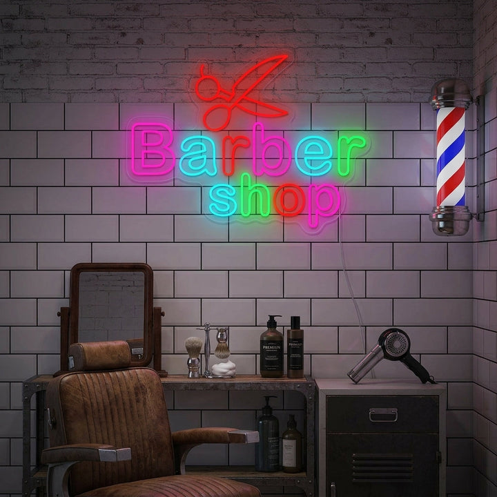"Barber Shop" Insegna al neon