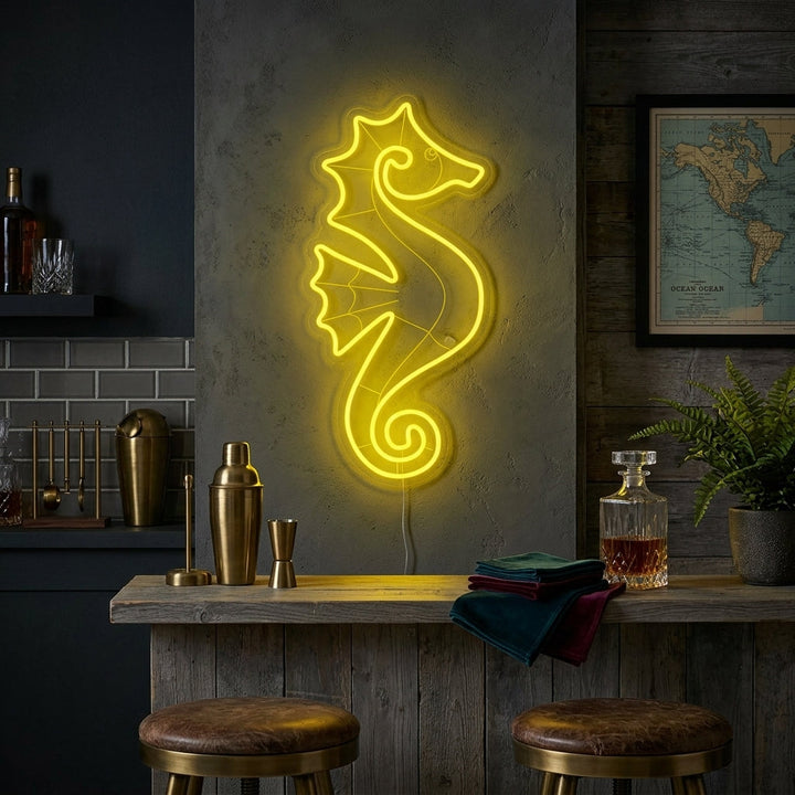 "Cavalluccio Marino" Insegna al neon